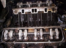 Cleaned engine block