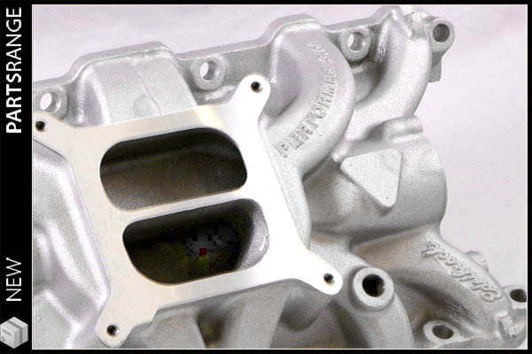 Rover V8 Edelbrock Weber 500 dual plane port intake Manifold Land 