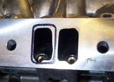 Marked to show poor machining